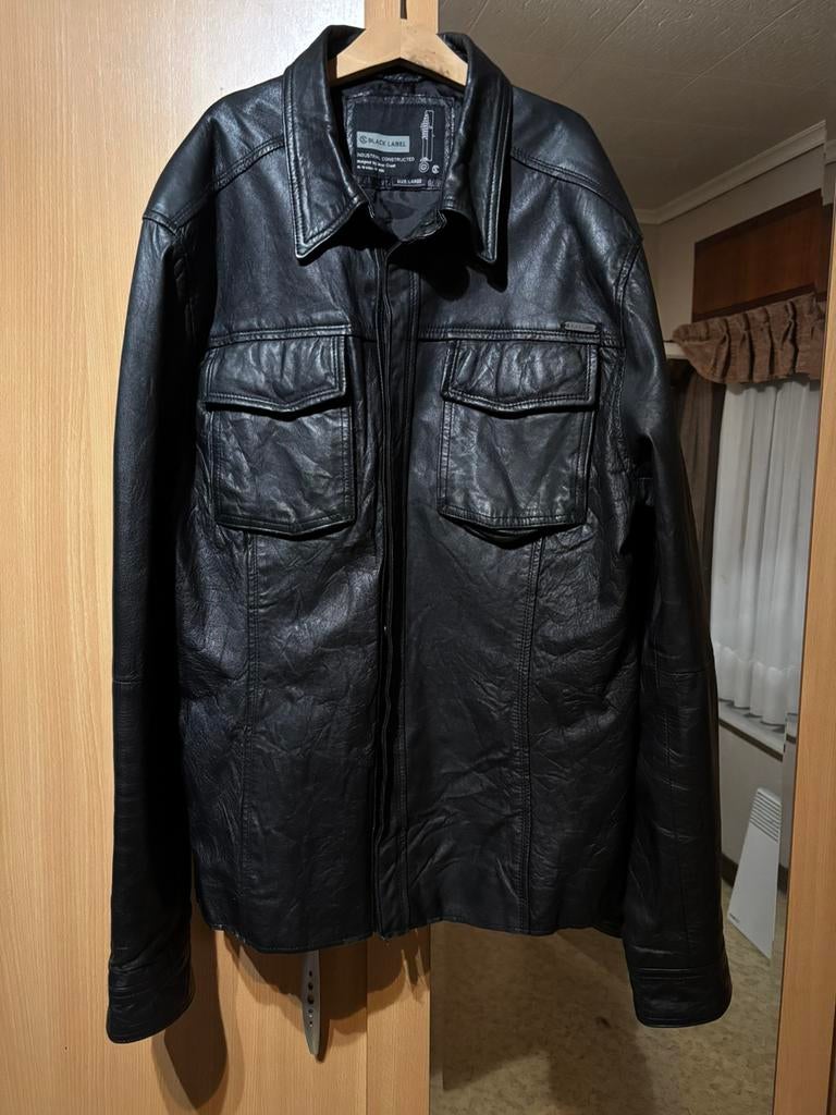Lederen hemd, Kleding | Heren, Ophalen, Zo goed als nieuw