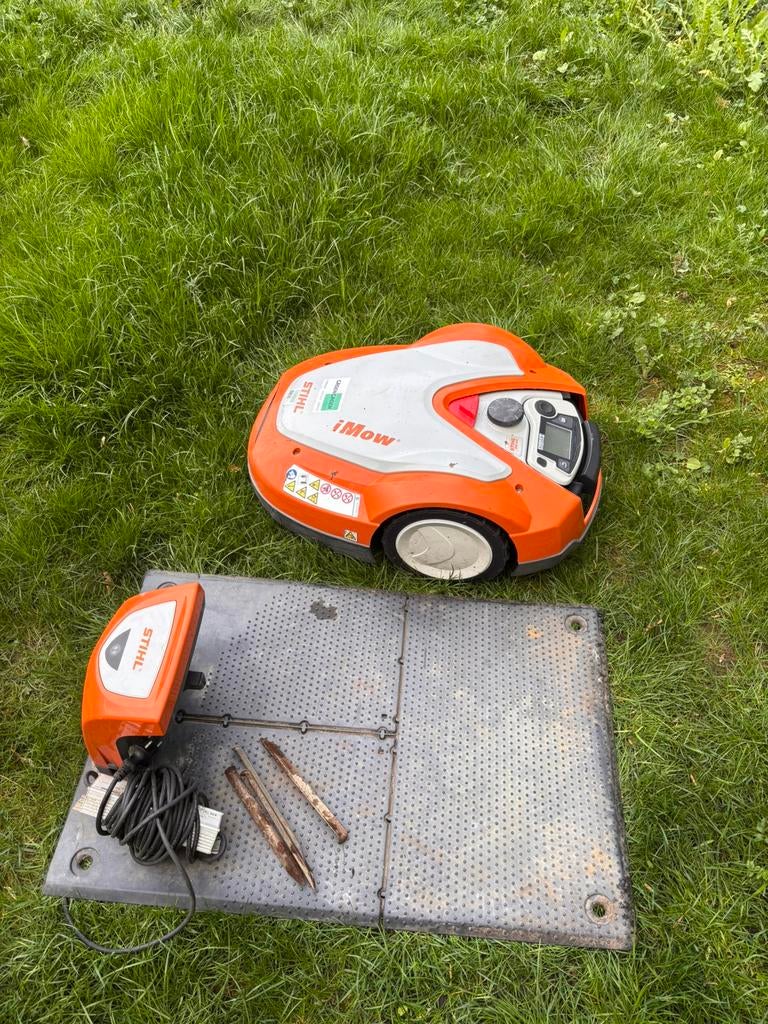 Robotmaaier Stihl, Enlèvement, Utilisé
