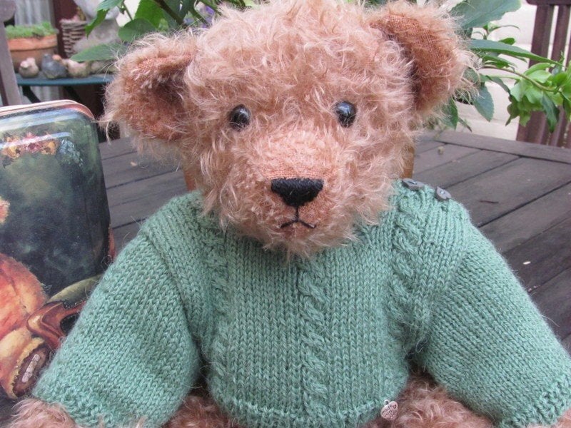 Fabriqué à la main ! Ours en peluche TEUN 35 cm, Collections, Ours & Peluches, Enlèvement ou Envoi, Neuf, Ours en tissus, Autres marques