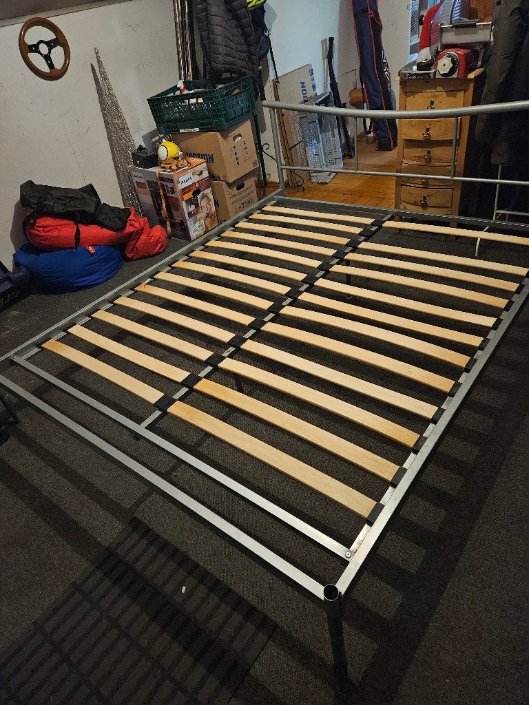 Bed 2 personen, Ophalen, Gebruikt, Tweepersoons, 200 cm