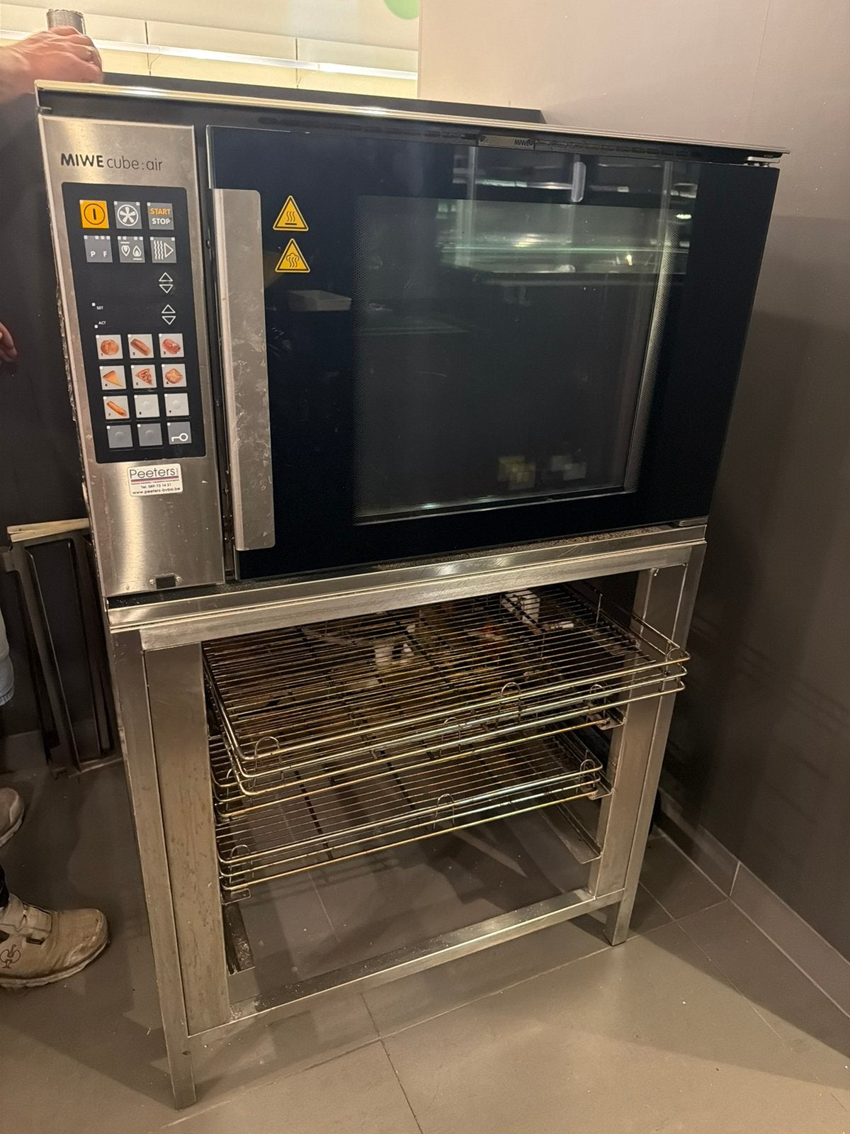 Convectiebakoven Miwe cube air, Ophalen