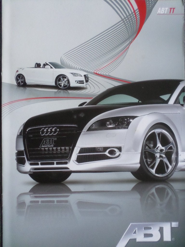 Brochure sur l'Audi TT Abt, Enlèvement ou Envoi, Audi