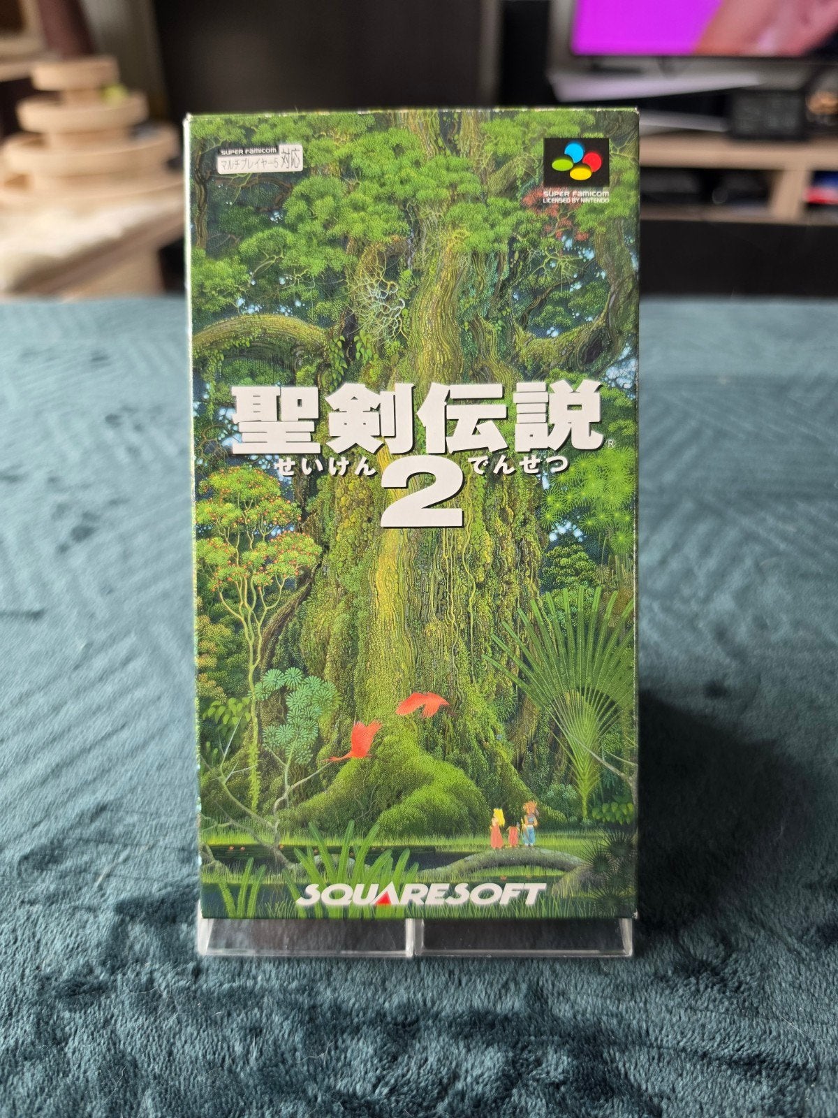 Secret of Mana - Nintendo Super Famicom - Japans, Games en Spelcomputers, Games | Nintendo Super NES, Ophalen of Verzenden, Zo goed als nieuw