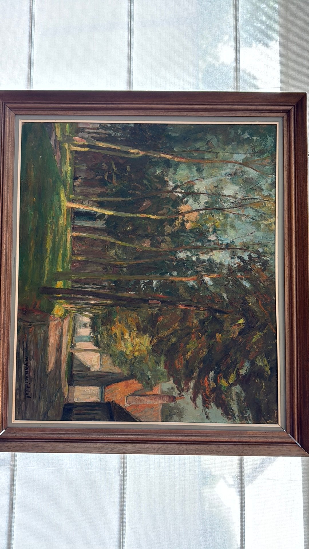 Schilderij Brugs begijnhof, Ophalen, Schilderij