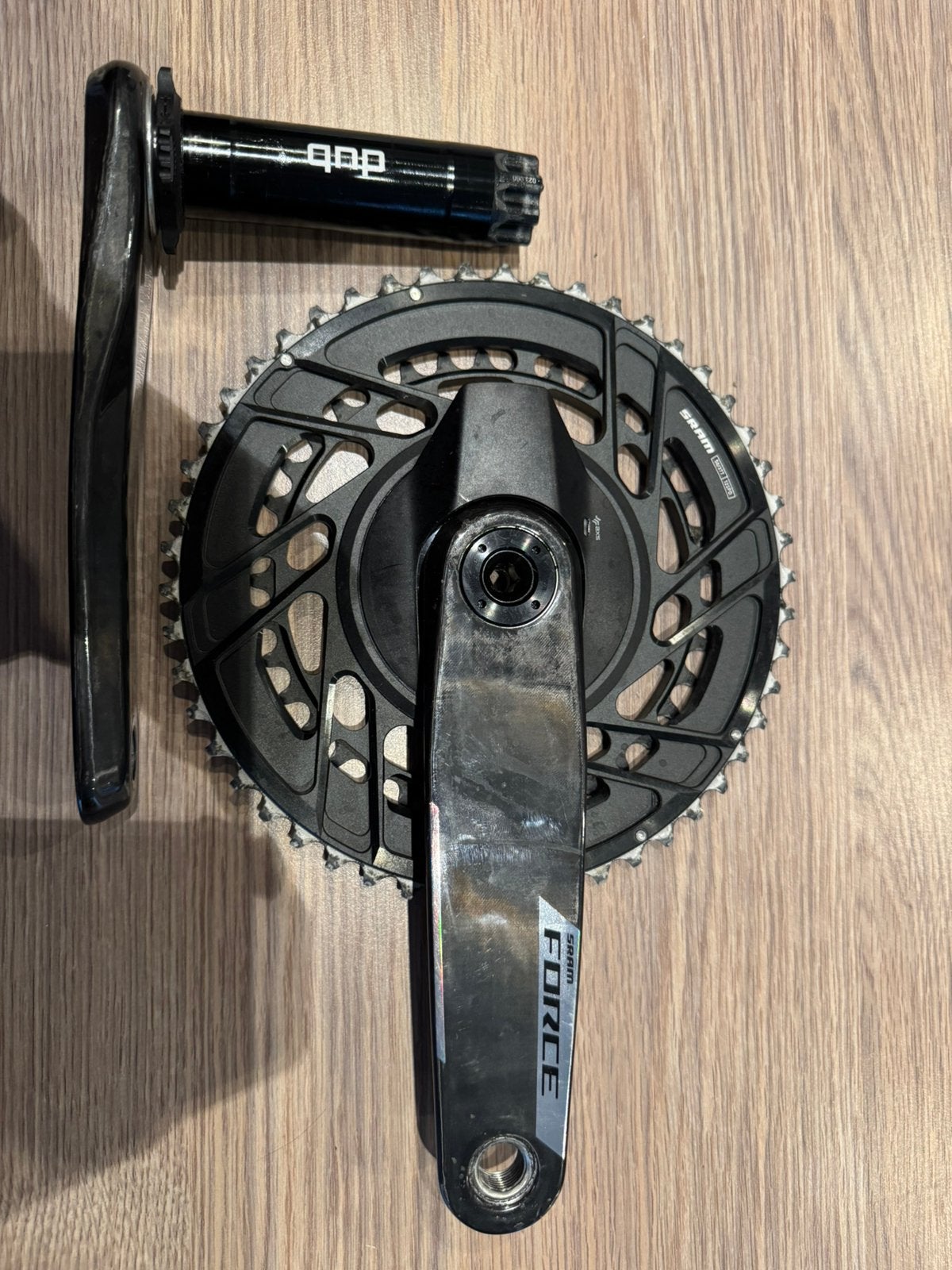 Sram force AXS E1 powermeter crankset, Fietsen en Brommers, Ophalen, Zo goed als nieuw