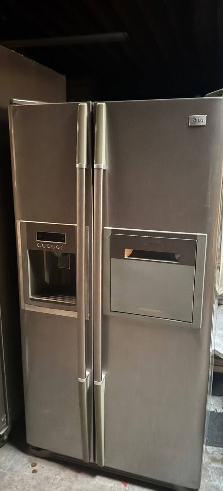 Amerikaanse side by side Combi koelkast / ijskast, Elektronische apparatuur, Koelkasten en IJskasten, Ophalen of Verzenden, Zo goed als nieuw