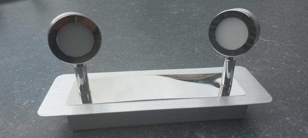 Ranex Treviso - Plafondlamp - Badkamer - LED - Chroom, Ophalen, Zilver, Gebruikt, Modern
