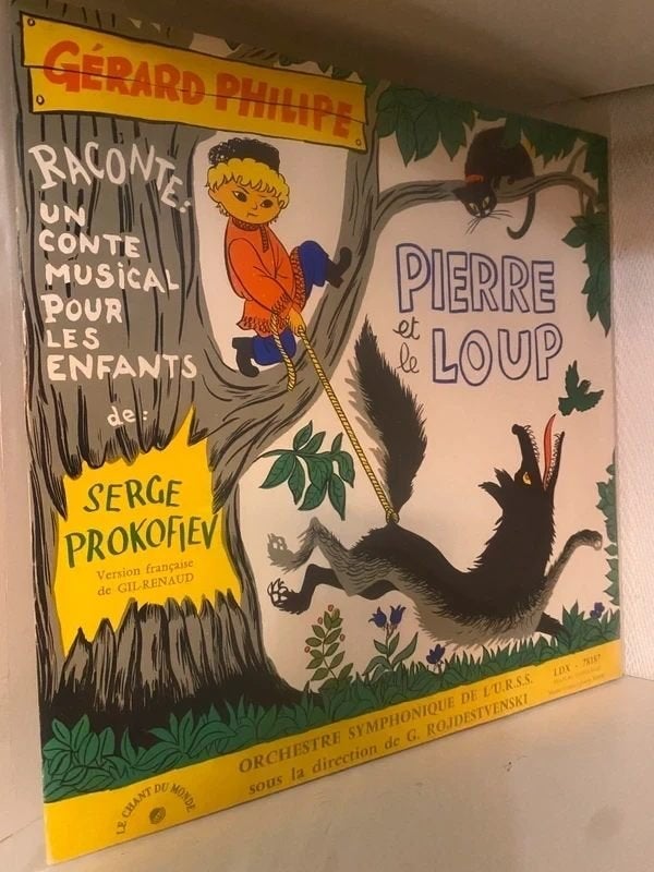 Pierre Et Le Loup - Orchestre Symphonique De L'U.R.S.S., CD & DVD, Vinyles | Enfants & Jeunesse, Envoi, Utilisé, LP