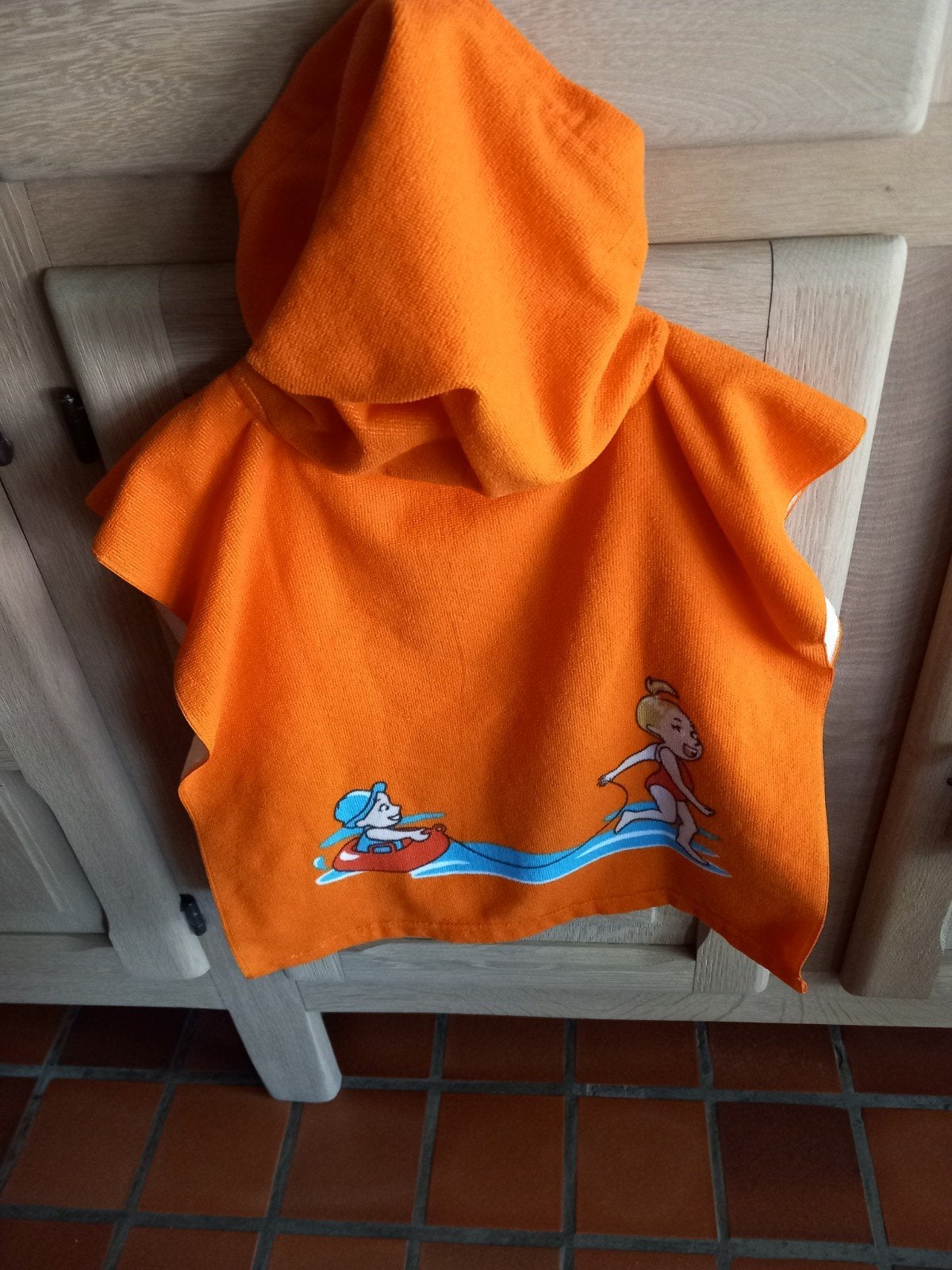 Serviette à capuche Vichy, Enlèvement ou Envoi