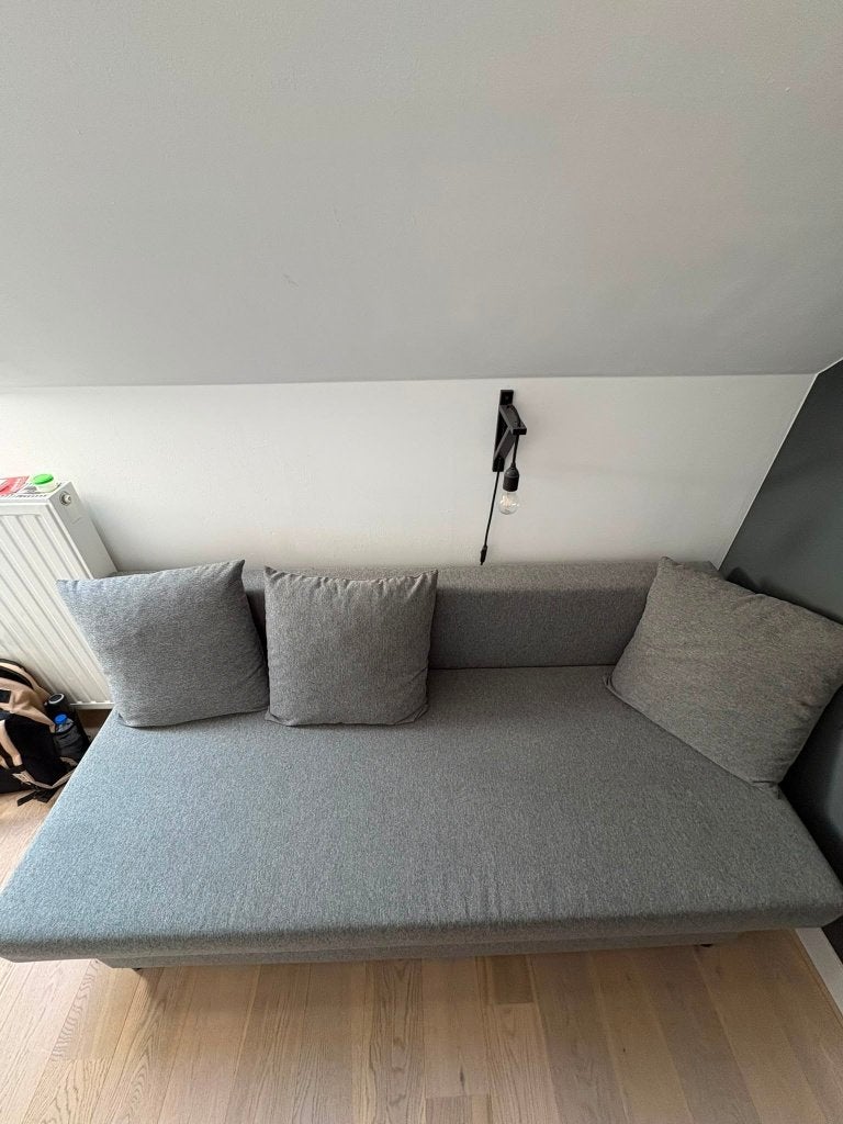 slaapbank in perfecte staat, Ophalen, Zo goed als nieuw, Twijfelaar, Grijs