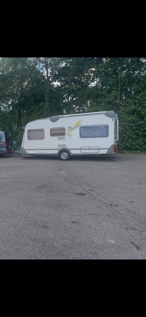 Caravan knaus 450 met frans bed, Caravans en Kamperen, Caravans, Particulier, Knaus, Frans bed