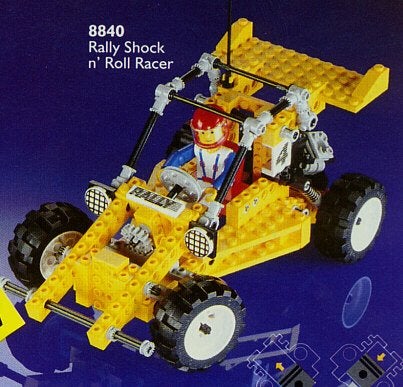 Lego Technic - 8840 - Rally Shock n' Roll Racer, Gebruikt, Lego, Compleet, Ophalen of Verzenden