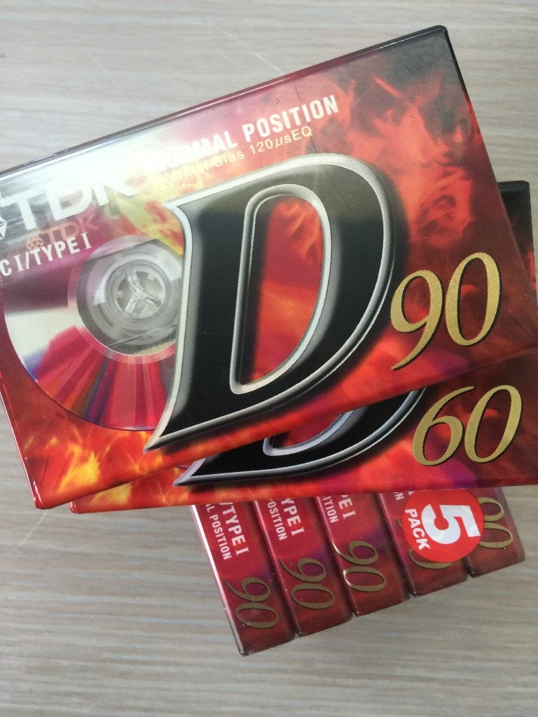TDK D 60/90 cassette (nieuw), Ophalen, Enkel