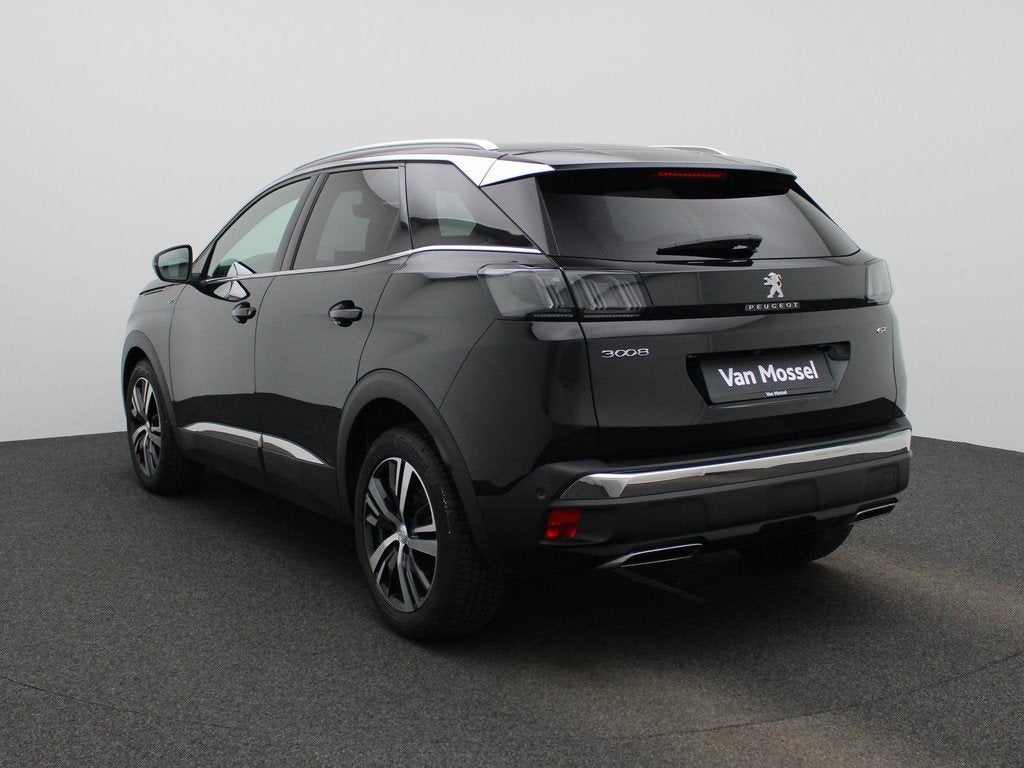 Peugeot 3008 1.2 PureTech 96kW S&S Auto GT, Auto's, Peugeot, Stof, Gebruikt, Zwart, Automatische klimaatregeling
