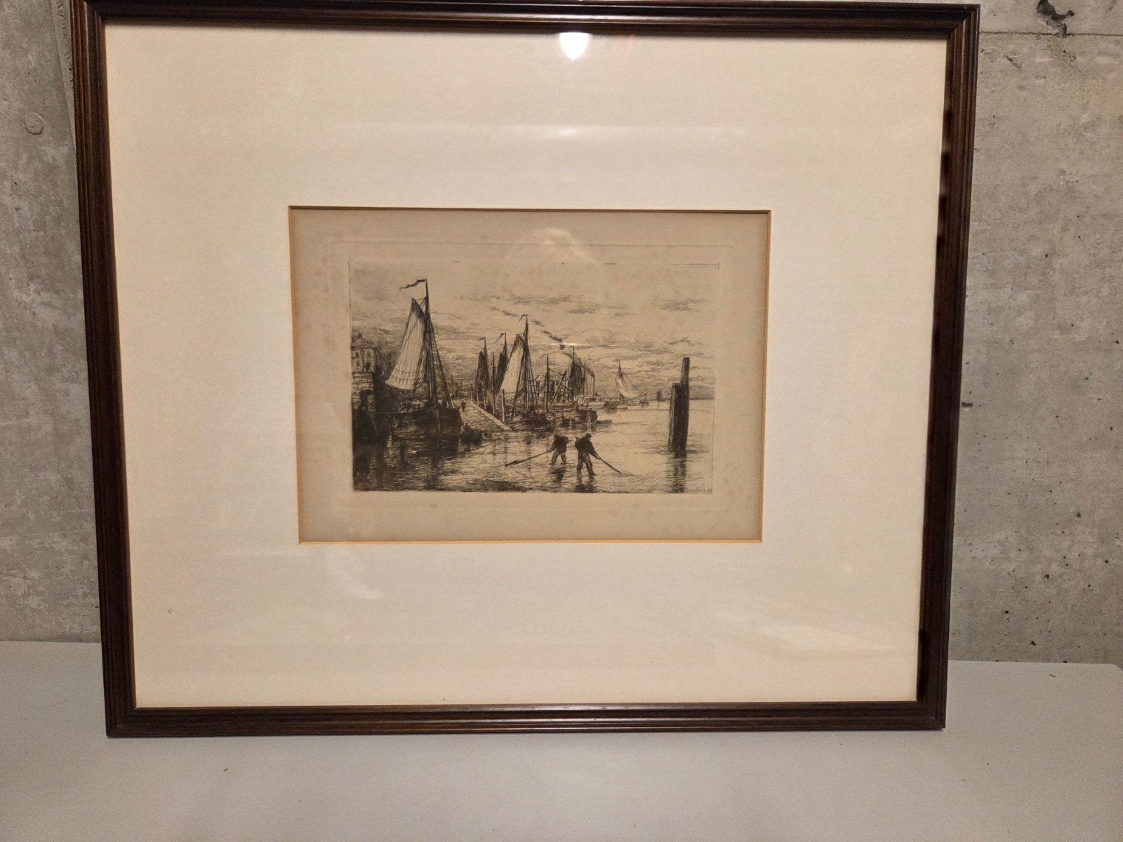 Henri Seghers ets, Antiek en Kunst, Ophalen, Ets, 1900 - 1949