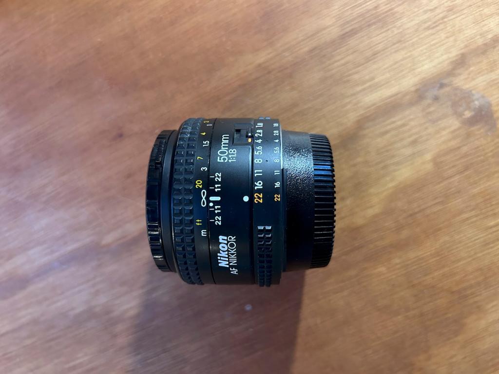 Nikon AF Nikkor 50 mm f/1.8d, Ophalen of Verzenden, Zo goed als nieuw, Standaardlens