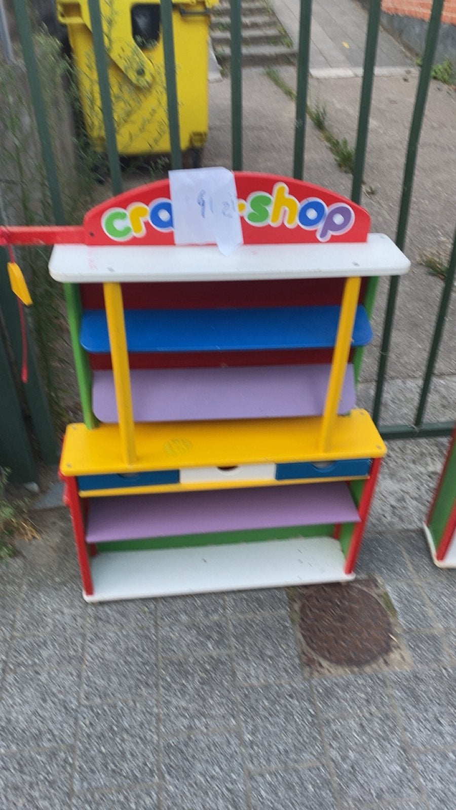 Speel kast, Ophalen, Zo goed als nieuw