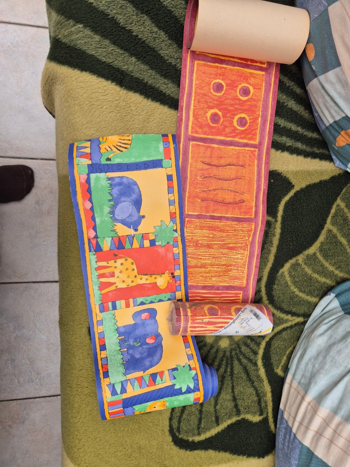 Vintage behangpapier om kinderkammer te versieren, Ophalen of Verzenden