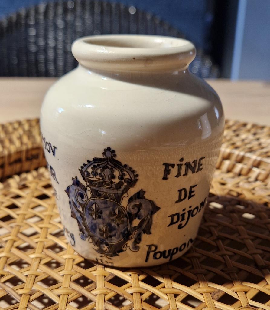 Ancien pot moutarde Digoin Sarreguemines, Ophalen of Verzenden