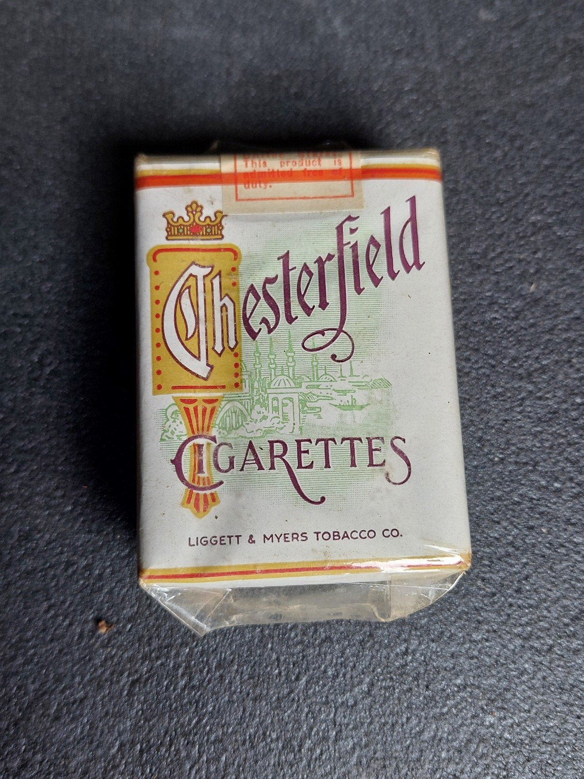 Authentique paquet cigarettes US ww2 1942-45, Enlèvement ou Envoi, Armée de terre, Autres types