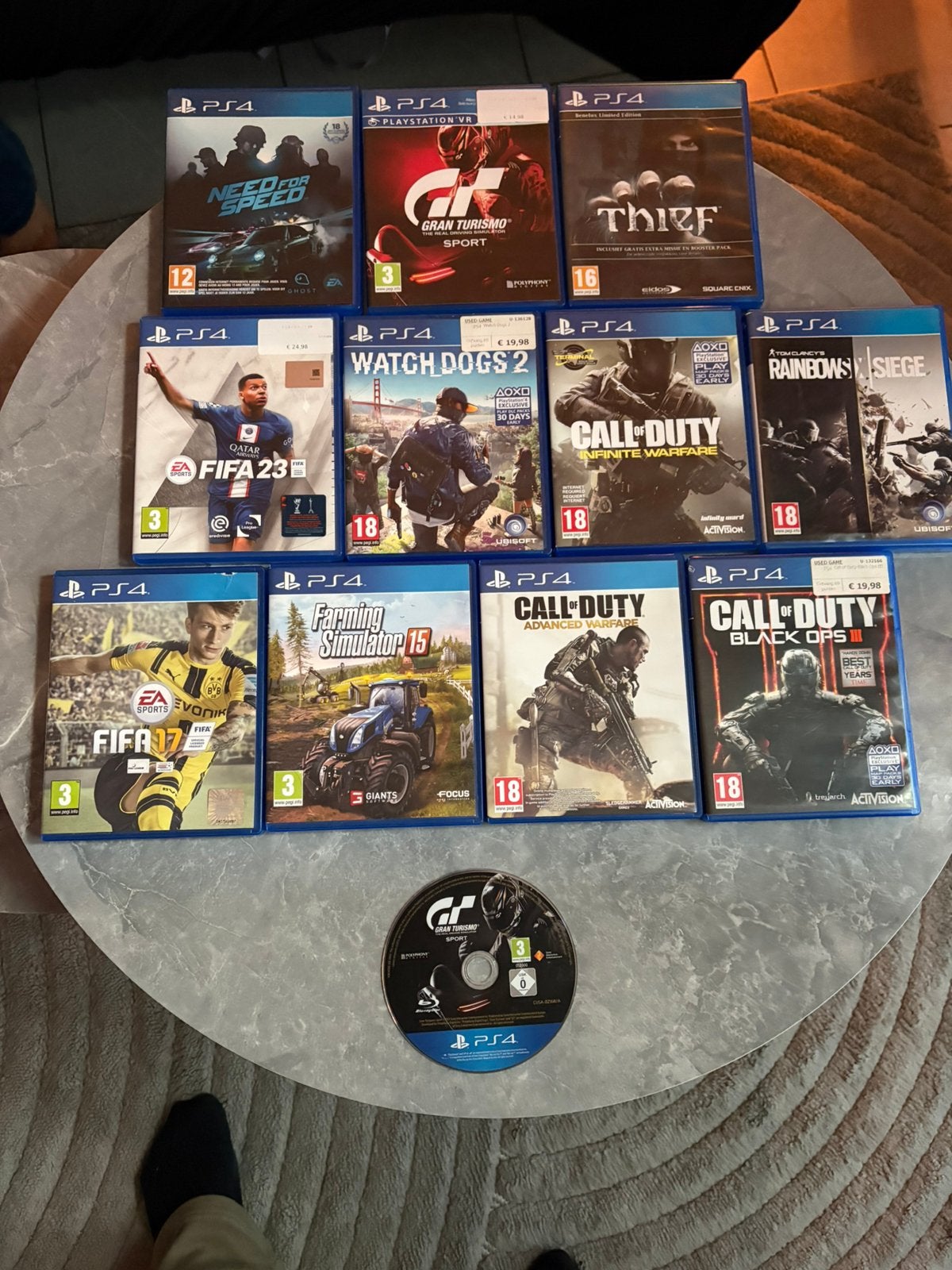 Playstation 4 games, Games en Spelcomputers, Spelcomputers | Sony PlayStation 4, Ophalen, Zo goed als nieuw