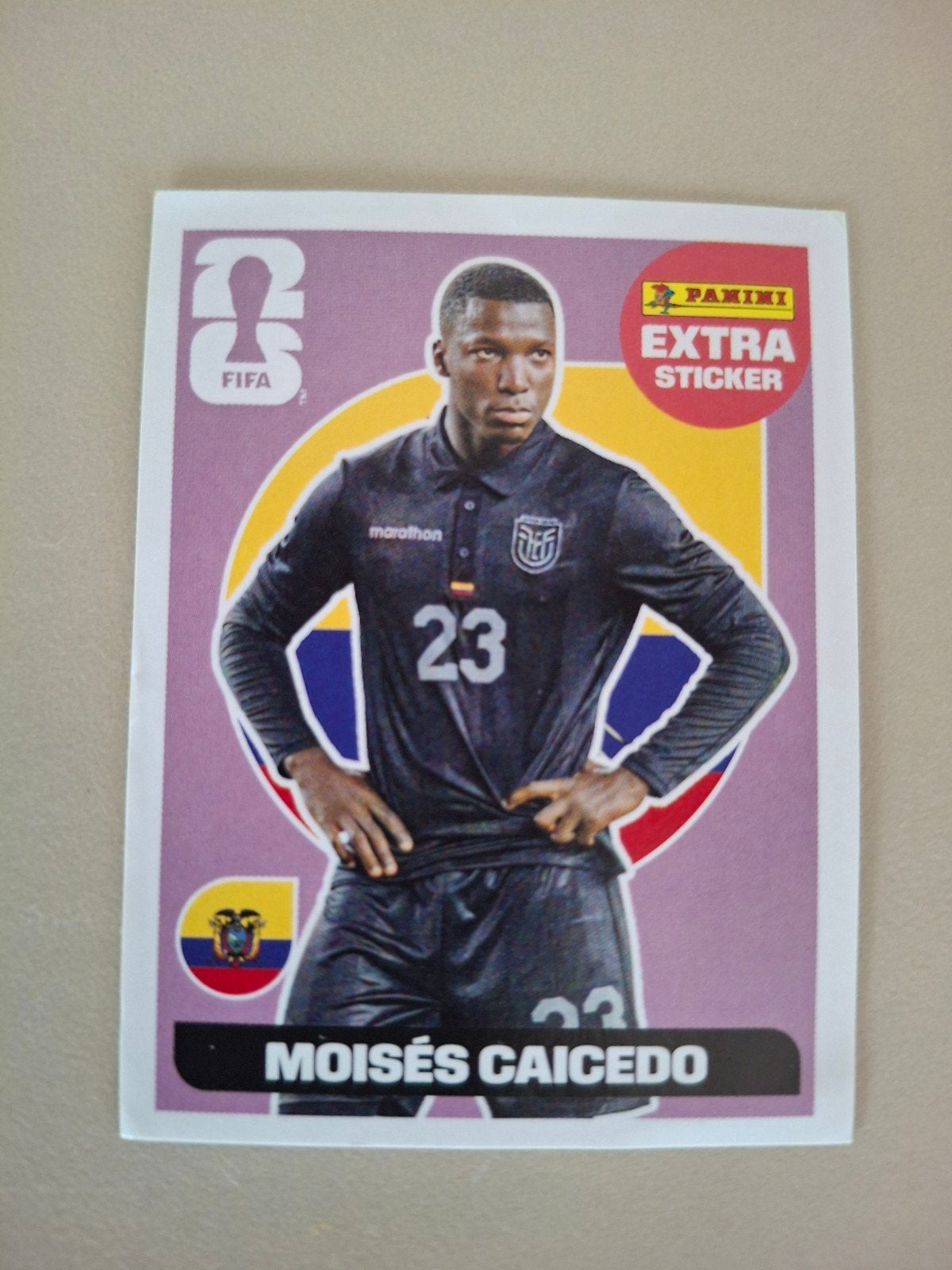 panini extra sticker wk 2026 Moisés Caicedo, Enlèvement, Autocollant