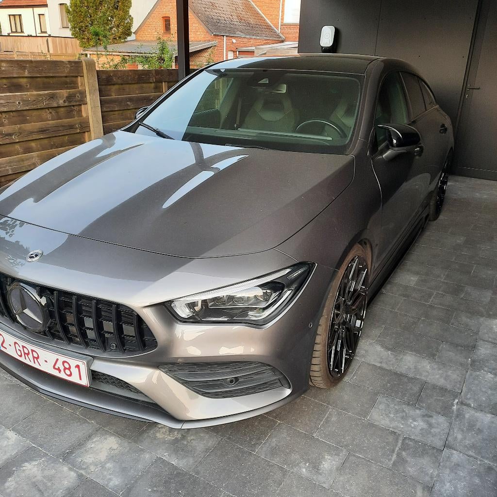 Auto. CLA 250e., Auto's, CLA, Zwart, Leder en Stof, Lichtsensor