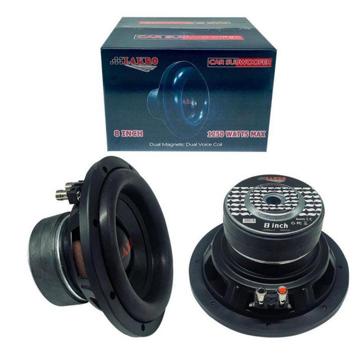 Lakro 1250watt spl woofer 2x2ohm LAKRO-ETERNAL-8 Subwoofer