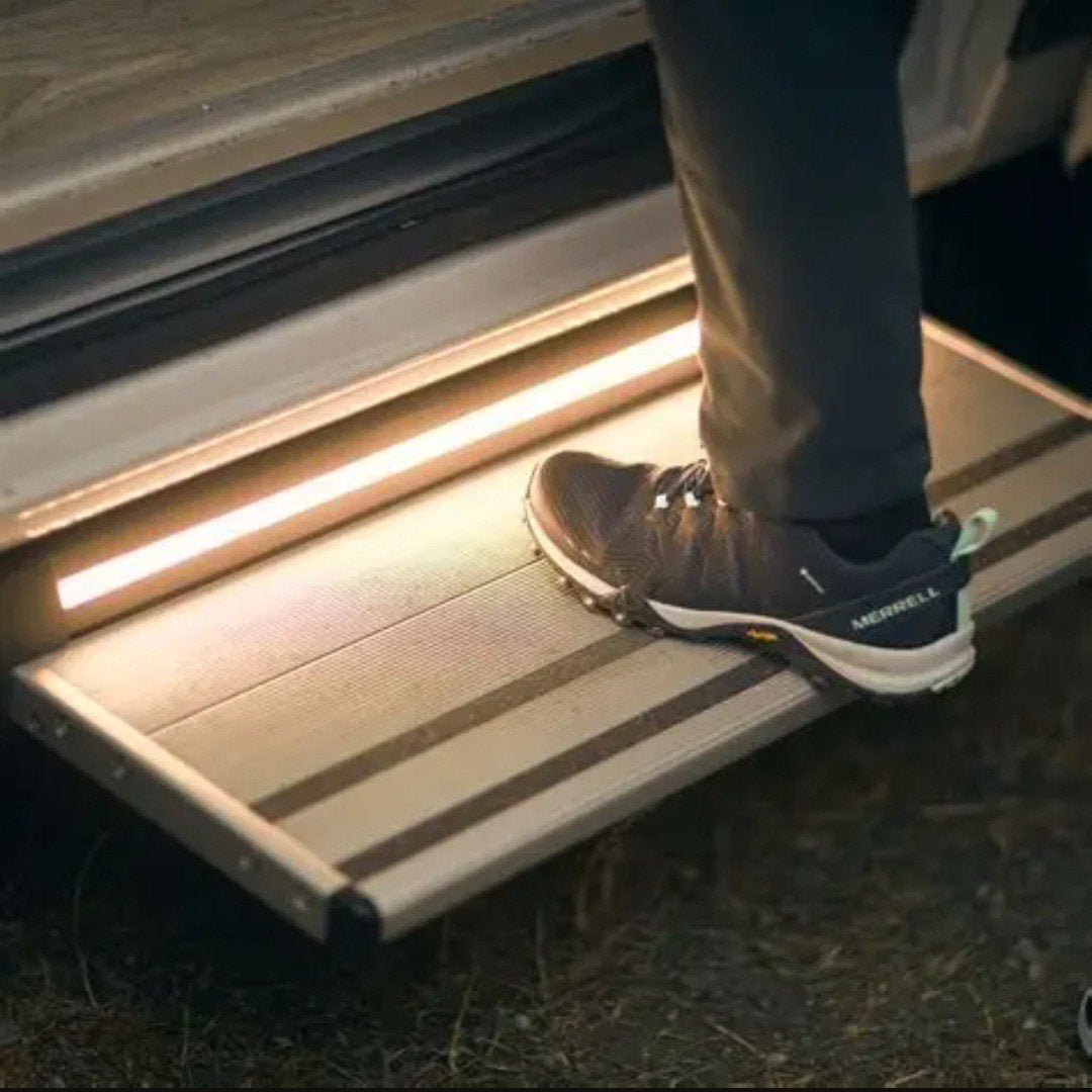 Kit de finition d'escalier extensible Thule 550 mm Ducato, B, Caravanes & Camping, Enlèvement