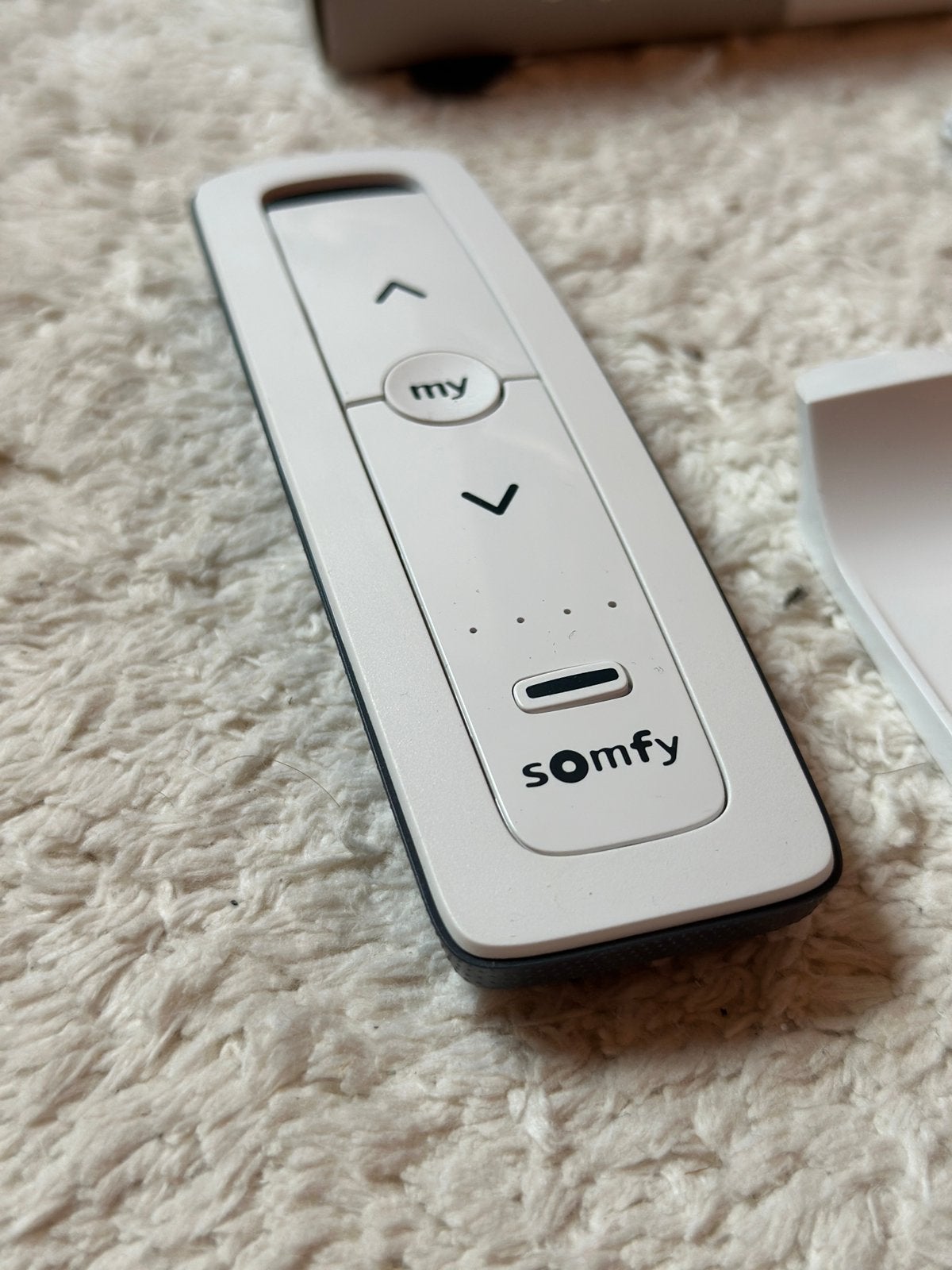 Somfy Afstandsbediening, Ophalen, Nieuw