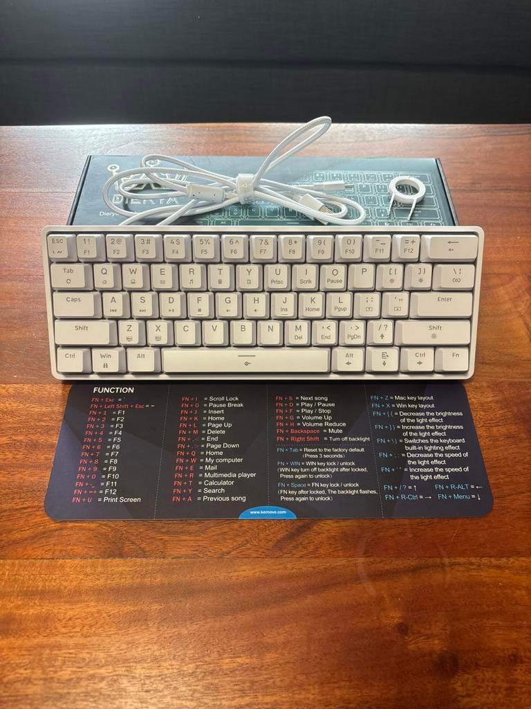 Clavier dierya, Clavier gamer, Comme neuf, Enlèvement, Qwerty