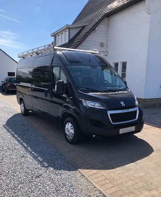 Peugeot Boxer 2.0 BlueHdi L3-H2 KM 70000 2019, Auto's, Peugeot, Zwart, Bedrijf, Te koop, ABS