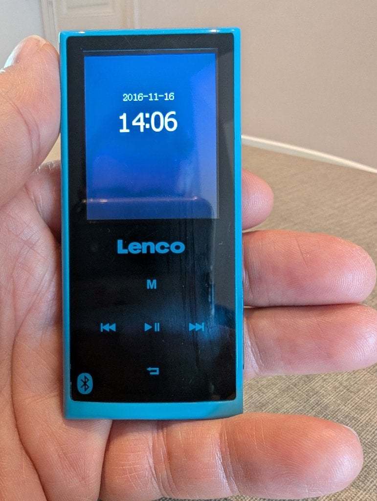 LECTEUR MP3 LENCO 8GB BLEU XEMIO-760BT, Enlèvement ou Envoi, 2 à 10 GB, Comme neuf, Autres types