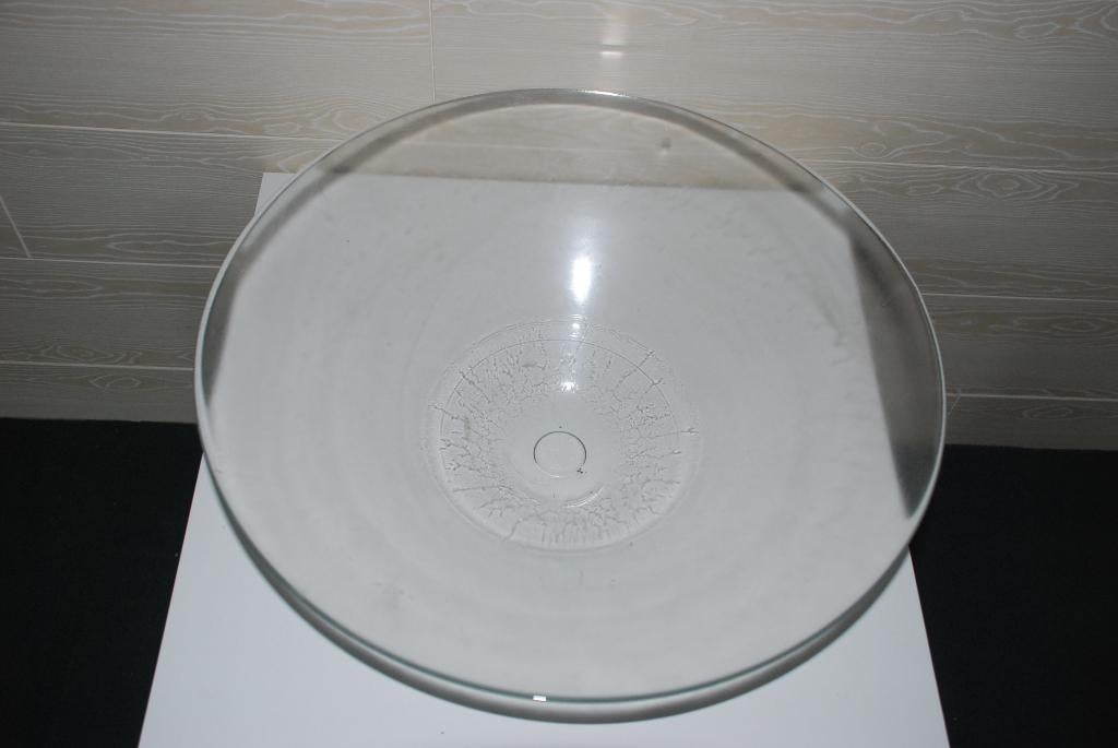 Glazen schaal 50 cm, Ophalen, Schaal