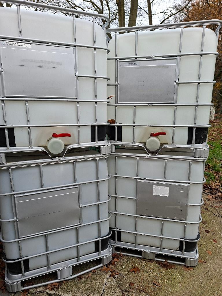 ibc vat 1000 liter, Ophalen