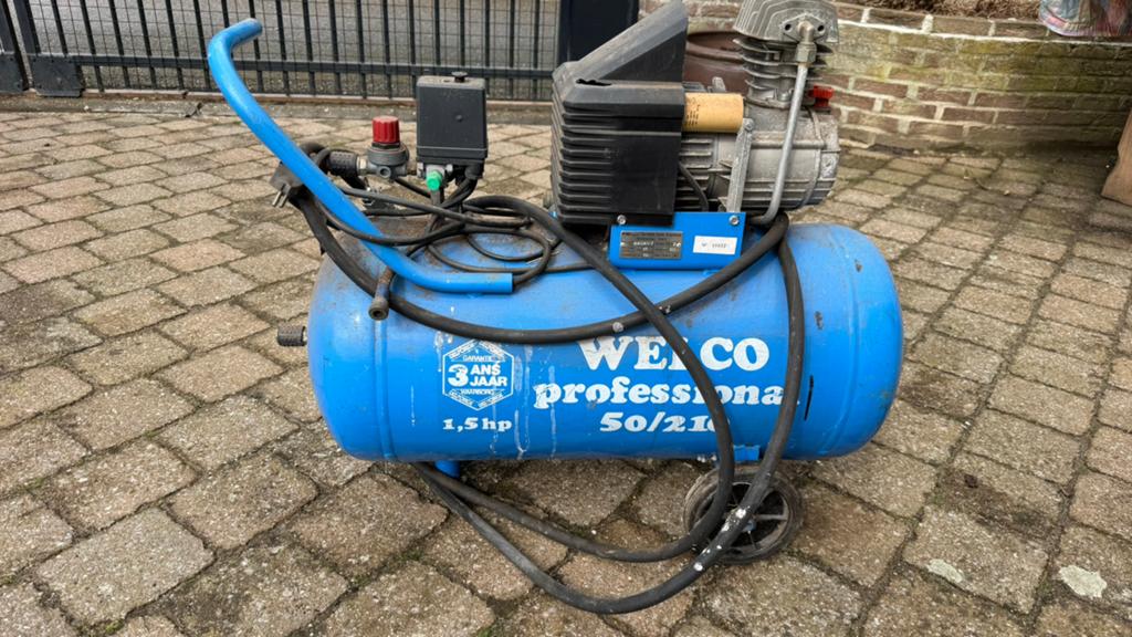 Compressor, Doe-het-zelf en Bouw, Compressors, Ophalen, Gebruikt