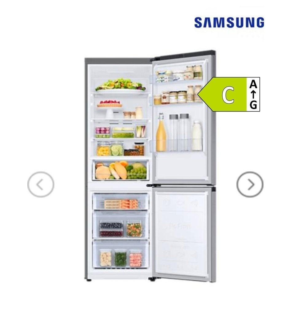 Samsung RB 34C600 CSA Koelkast met diepvries vrijstaand, Ophalen, Gebruikt, 200 liter of meer, 60 cm of meer