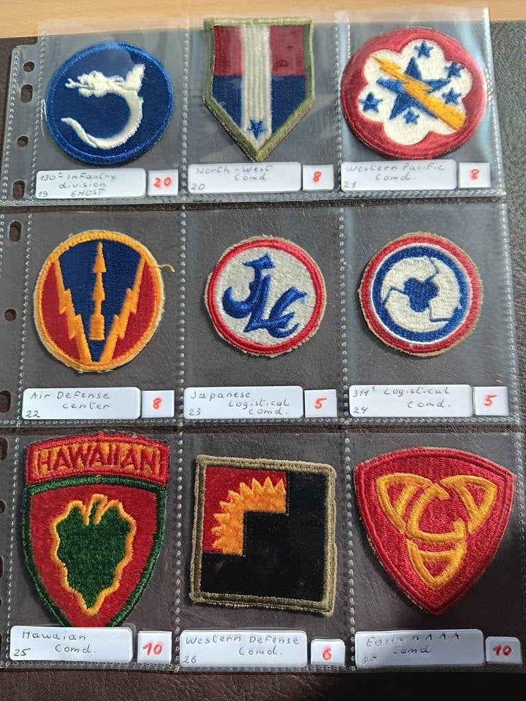 us ww2 patches, Ophalen of Verzenden