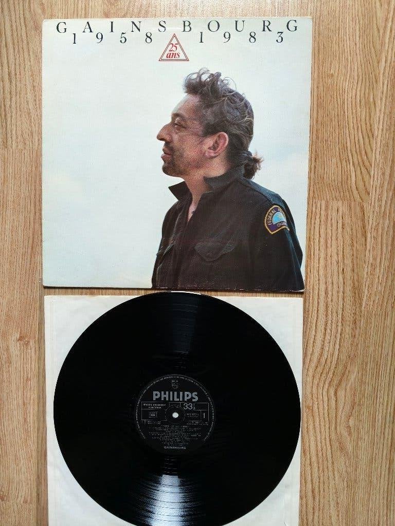 GAINSBOURG 1958/1983 25 ANS LP, Compilation, Envoi