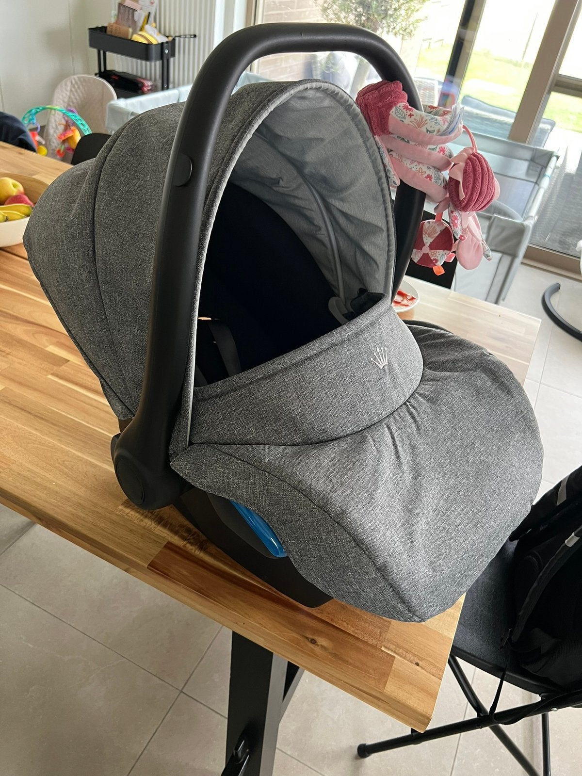 Buggy first atlanta, Kinderen en Baby's, Ophalen, Gebruikt, Combiwagen, Met autostoeltje