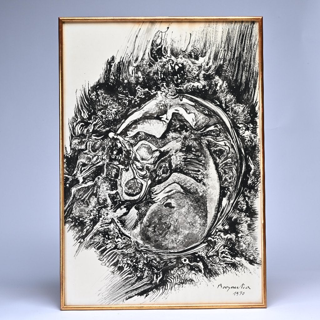 Grote rietpentekening van Andre Bogaert, Enlèvement