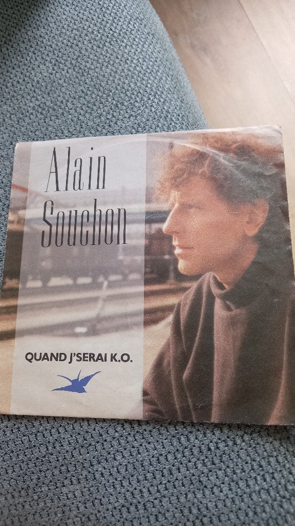 vinyl (45T) alain souchon "quand j'serai KO", Enlèvement, Comme neuf, Pop