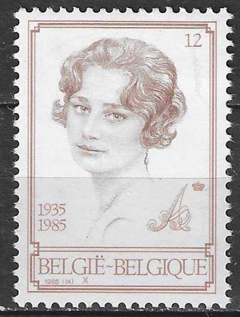 Belgique 1985 - Yvert/OBP 2183 - Reine Astrid (PF), Envoi, Non oblitéré, Neuf, Maison royale