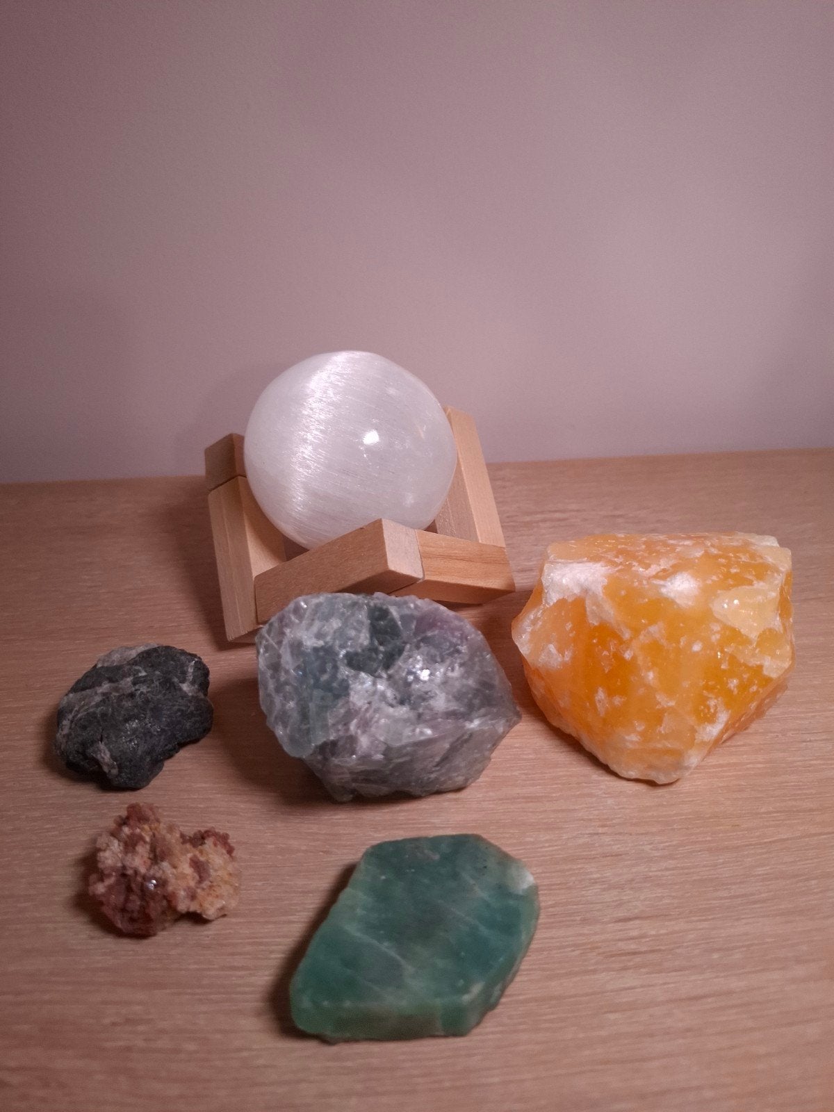 Mineralen- en Edelstenenset – 6 Stuks, Enlèvement ou Envoi, Minéral