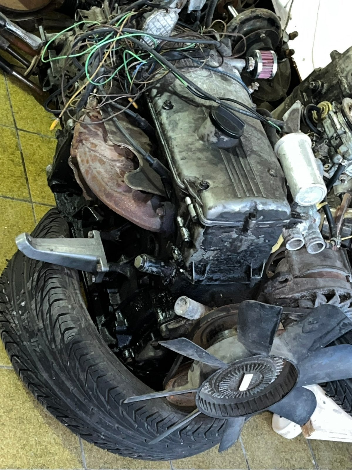 M10B18 bmw e30 + boite de vitesses, Autos : Pièces & Accessoires, Enlèvement, BMW