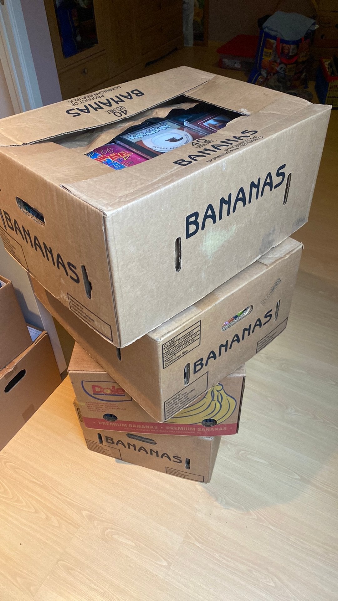 4 bananendozen vol Cd’s alle soorten muziek, Enlèvement, Utilisé, Country et Western, Comprend un boîtier