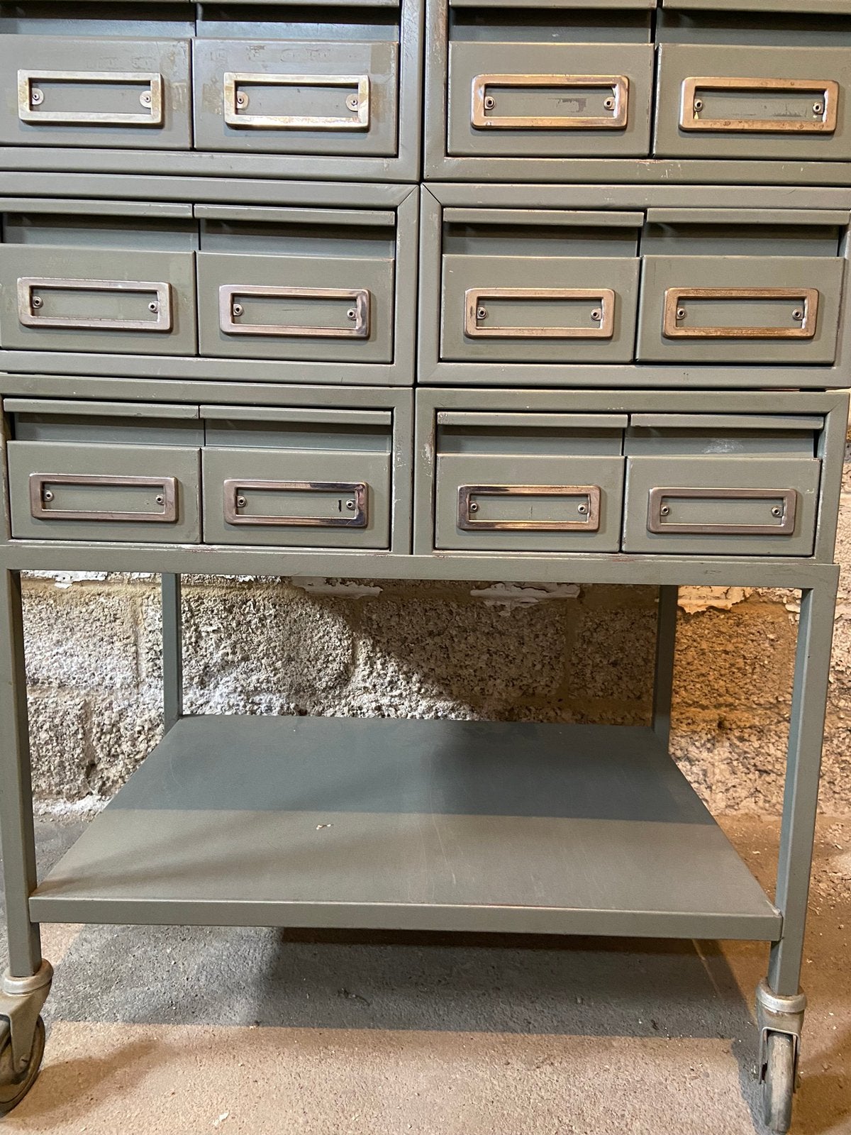 Modulaire kluisjes met 2 laden, Ophalen, Gebruikt, Vintage - Industriel