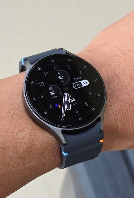 Samsung watch 7 graphite 40mm, Ophalen, Zo goed als nieuw, Grijs, Samsung