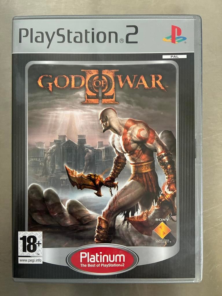 God of War II (Platinum) - PlayStation 2 - Zo goed als nieuw, Consoles de jeu & Jeux vidéo, Envoi, Comme neuf