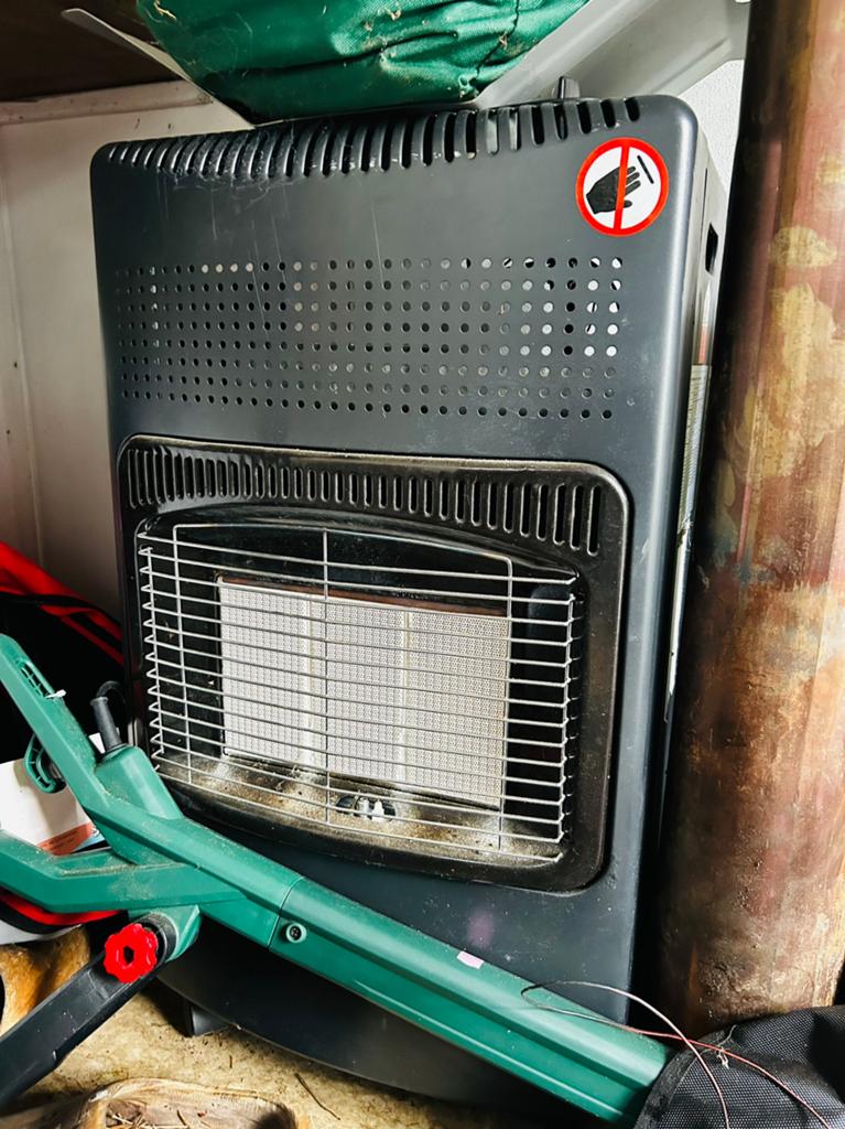 Gaskachel op wieltjes, Huis en Inrichting, Kachels, Ophalen, Gebruikt, Gas, Vrijstaand